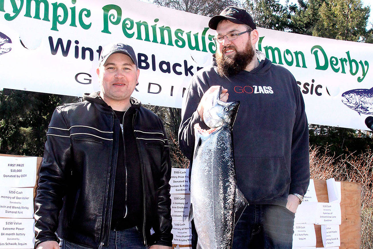 OLYMPIC PENINSULA SALMON DERBY: It’s a tie for first place … and it isn’t