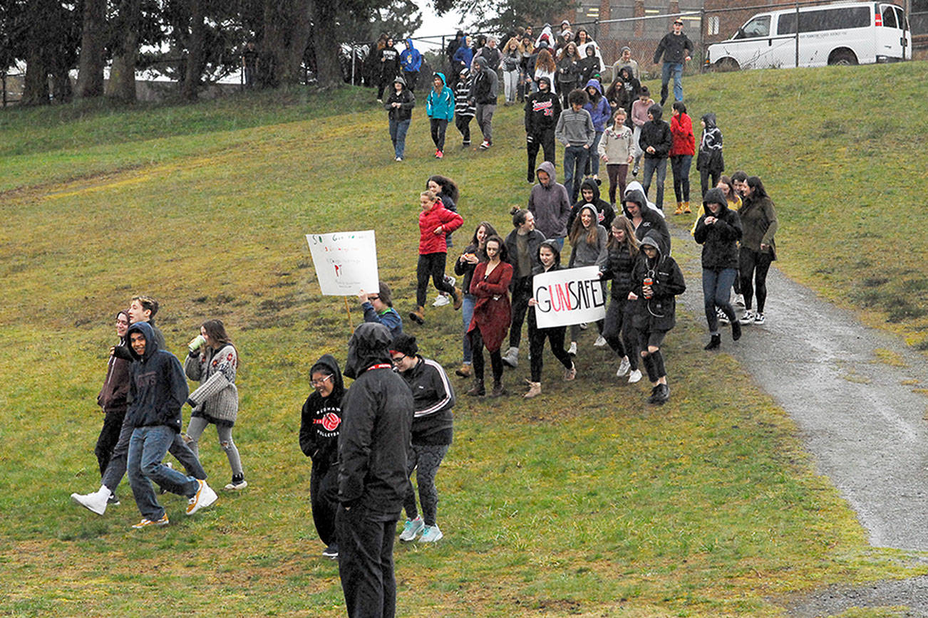 Students walk out against gun violence in Jefferson County