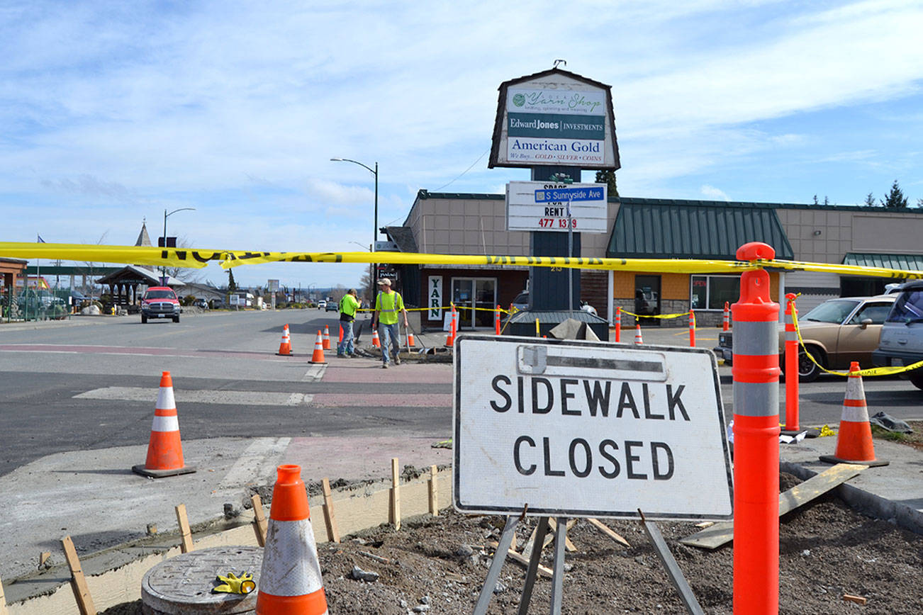 Sunnyside construction to close Sequim Post Office access briefly