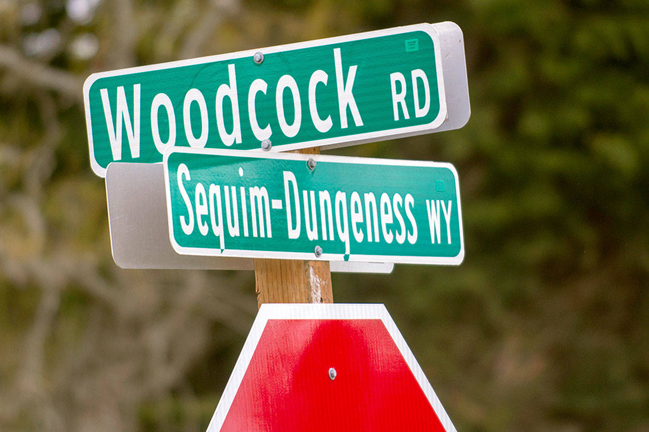 Roundabout considered for busy intersection at Sequim-Dungeness Way and Woodcock Road