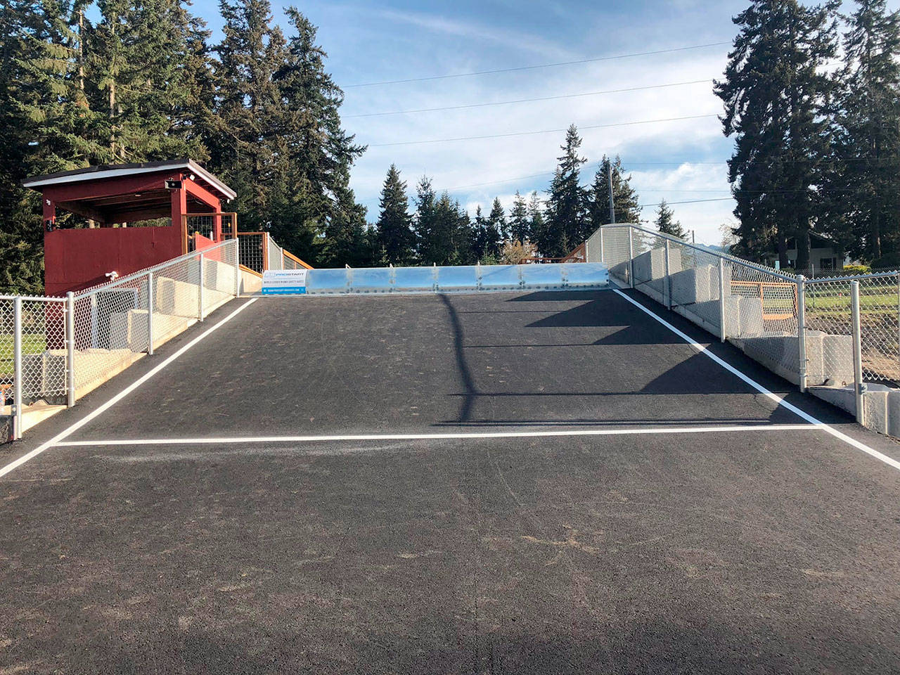 Crews have poured nearly 1,500 volunteer hours into rebuilding and renovating the starting hill along with other improvements at the city of Port Angeles-owned Lincoln Park BMX Track.                                Lincoln Park BMX Association