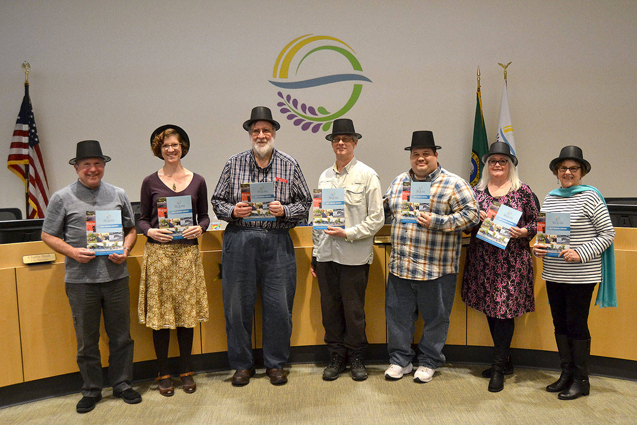 City of Sequim rolls out annual report in high fashion