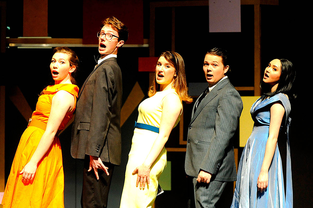 Sequim High sets satire of annual operetta: ‘How to Succeed in Business Without Really Trying’ starts tonight
