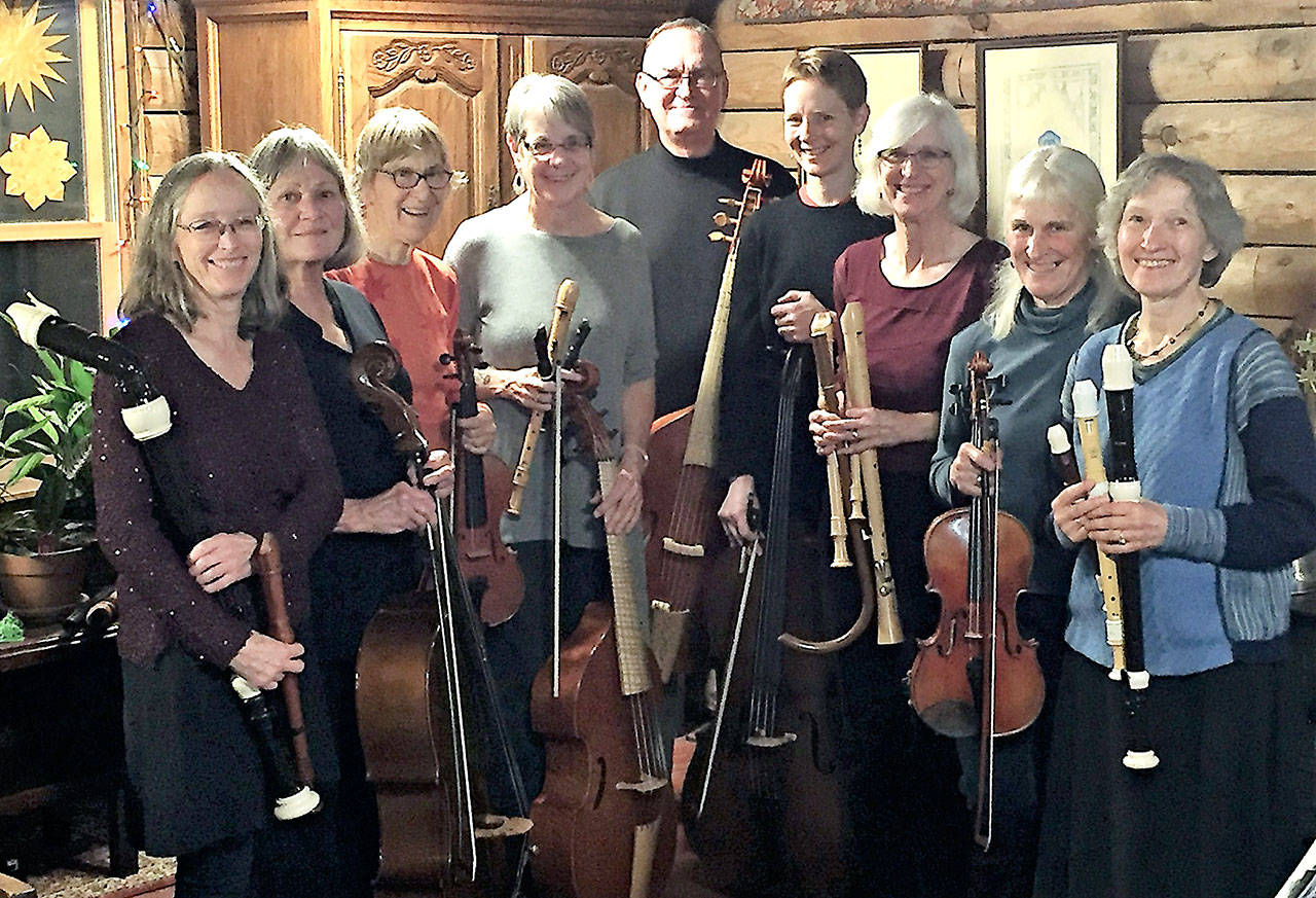 Members of the Ladies’ Chamber Orchestra and Benevolent Society are, from left, Barbara Tusting, Gretchen Cooper, Kristin Smith, Dahti Blanchard, Lee Inman, Martha Breunig, Louise Huntingford, Marcy Stewart and Beatrix Dobyns. Not pictured are Jane Stuessy and Diane Vaux.