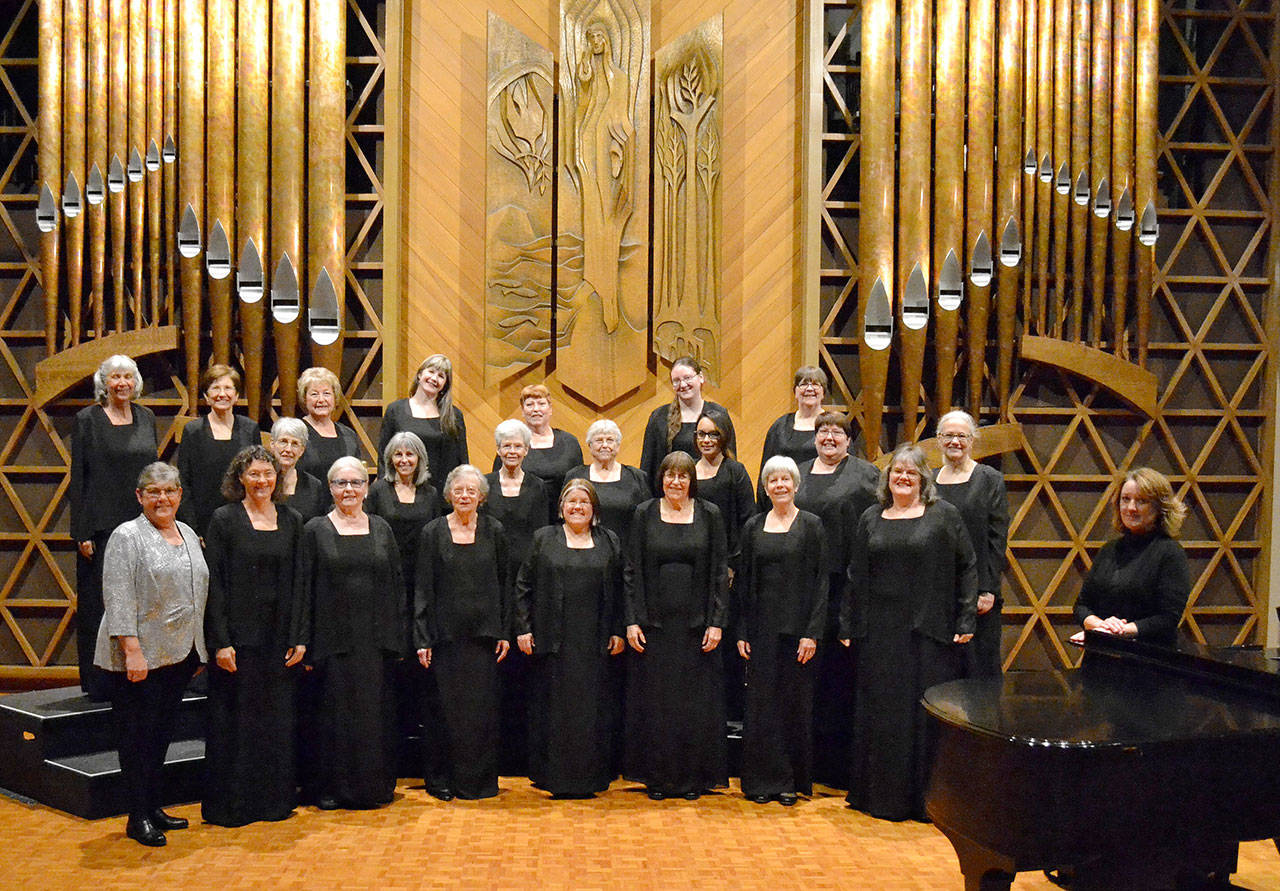 The NorthWest Women’s Chorale hosts its upcoming spring concerts in Sequim on Friday and Port Angeles on May 14.