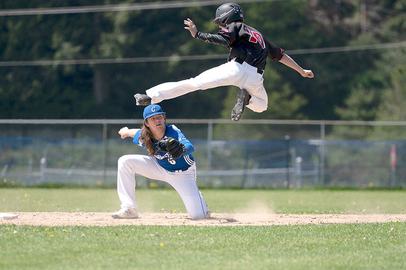PREP BASEBALL PLAYOFFS: Chimacum pitchers Purser, Dotson fan 13, Cowboys stay alive in 2-1 win