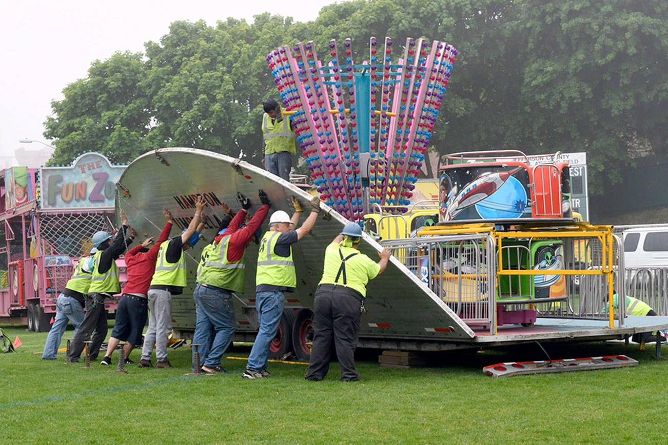 PHOTO: Rhody carnival coming together