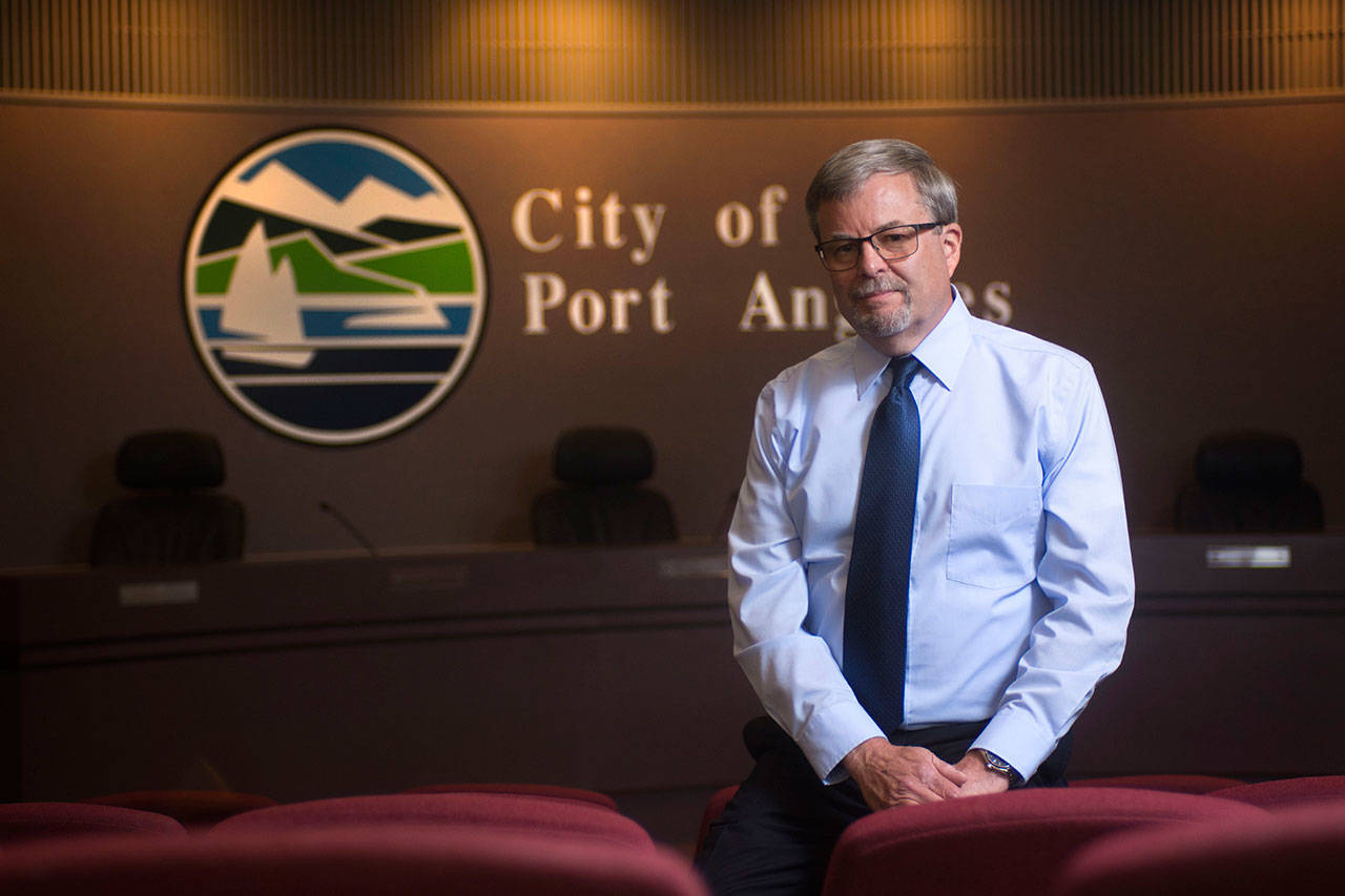 Port Angeles City Manager Dan McKeen has announced that he is preparing to retire. (Jesse Major/Peninsula Daily News)
