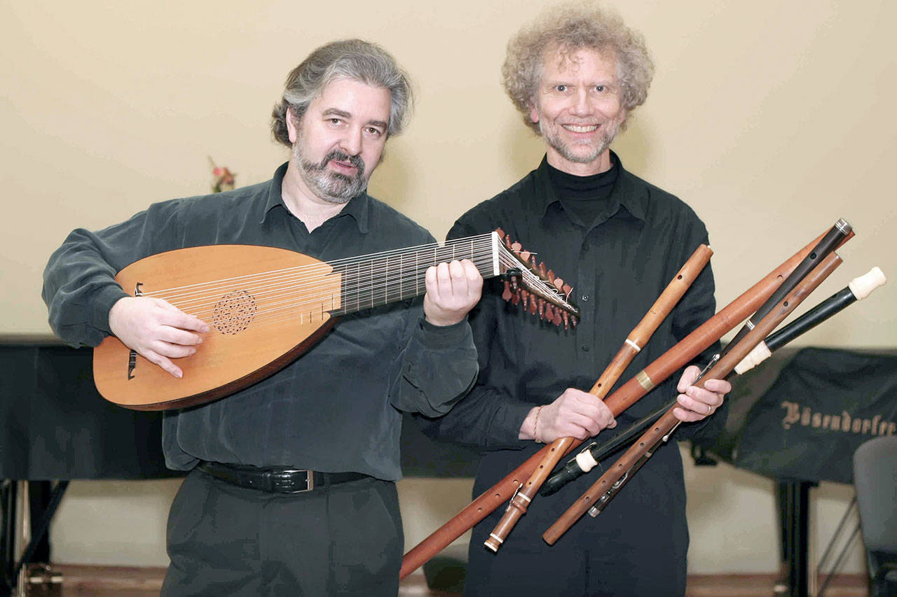 Oleg Timofeyev and Jeffrey Cohan in Ukraine in 2010.