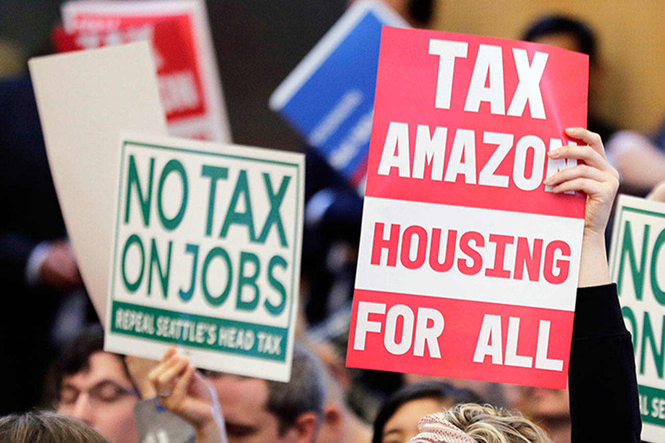 Seattle repeals homeless-aid tax after Amazon objects