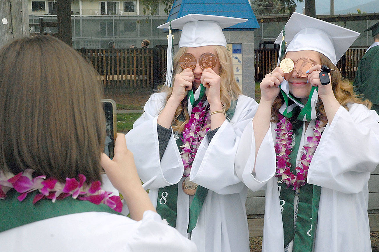 PHOTOS: Port Angeles High, Peninsula College conduct graduations