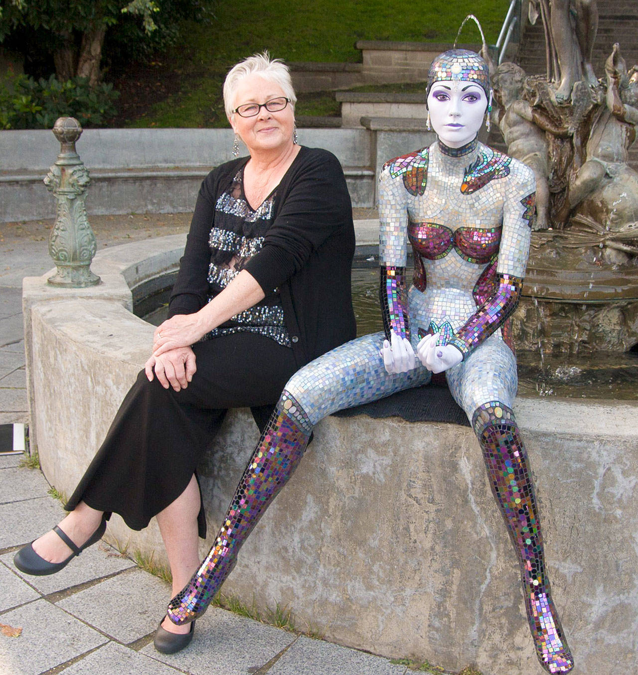 Mosaic mannequin, art school faculty highlighted on Port Townsend Gallery Walk