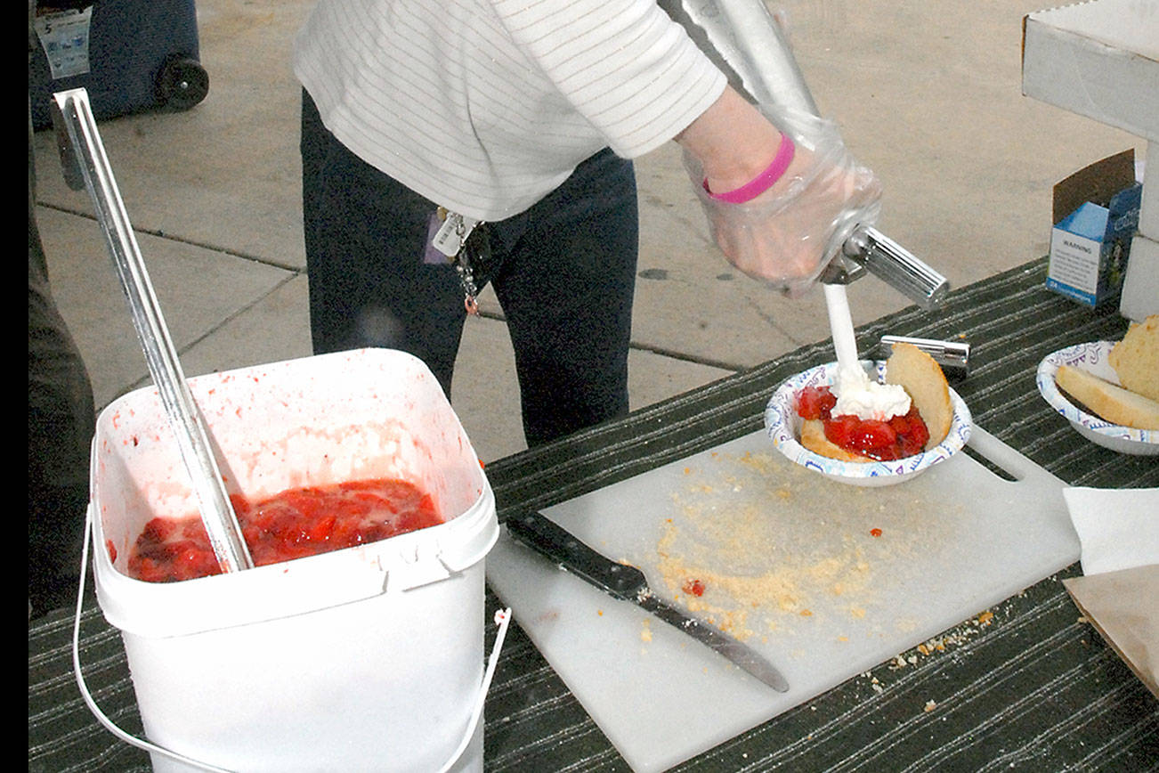 PHOTO: Sweet sales at Strawberry Shortcake Festival in Port Angeles