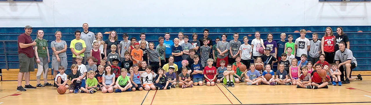 Jefferson County Parks and Recreation Jefferson County Parks and Recreation’s Summer Basketball Camp was held at Blue Heron Middle School in Port Townsend earlier this month. About 70 campers ages 5-13 worked on dribbling, shooting, passing and other basics while instructed by 15 camp counselors. A tournament wrapped the week.