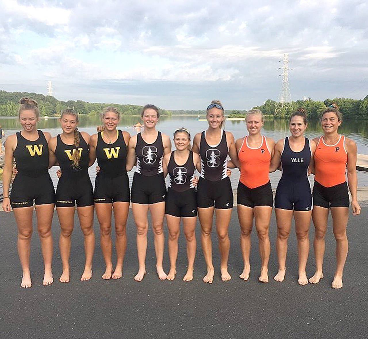 Sequims Elise Beuke, second from left, is rowing for Team USA at the U-23 World Championships in Poland Wednesday through Sunday. She and her teammates are raising funds to cover expenses.