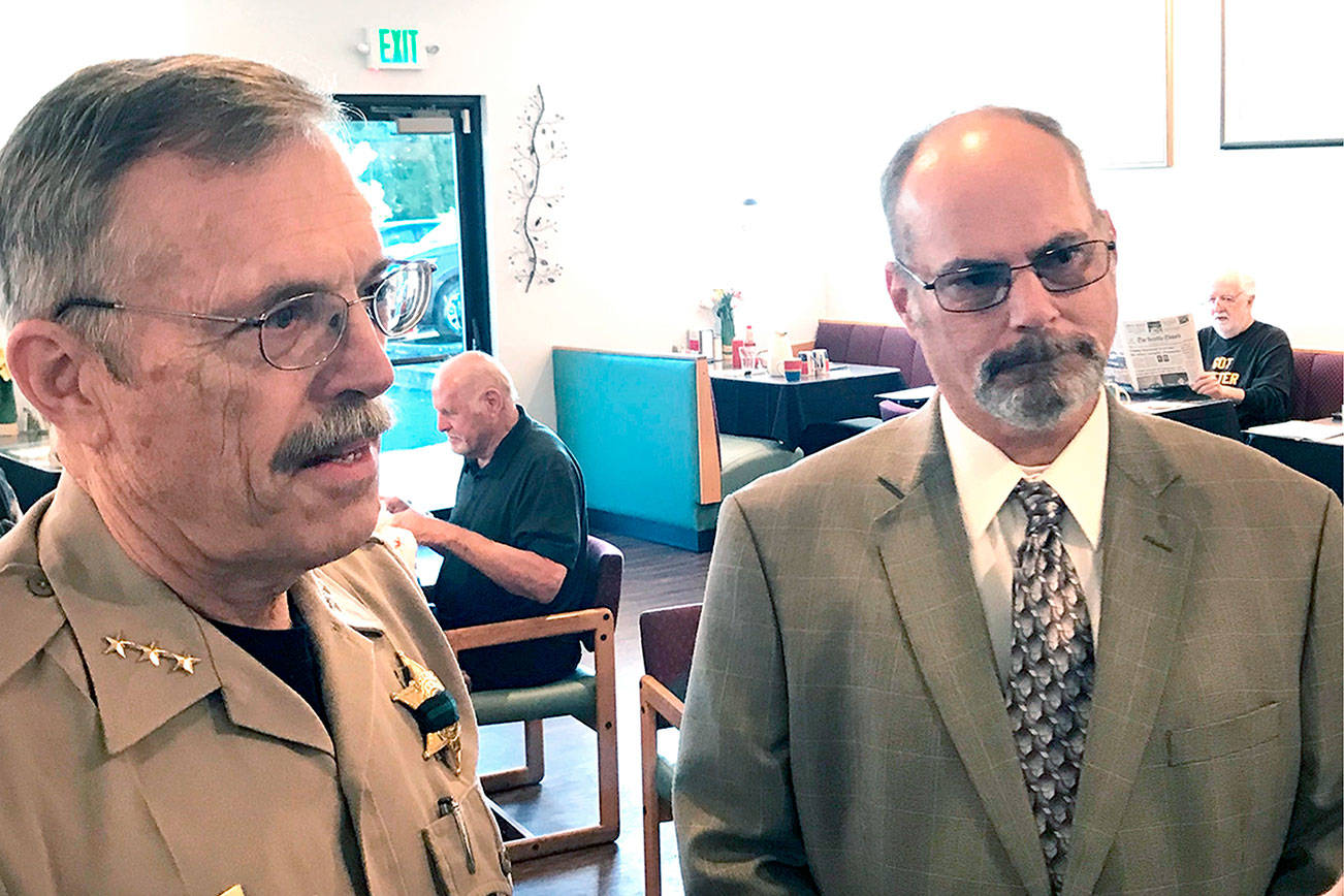 Clallam sheriff, former detective spar in candidate forum
