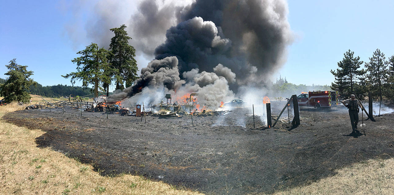 Chimacum fire destroys residence