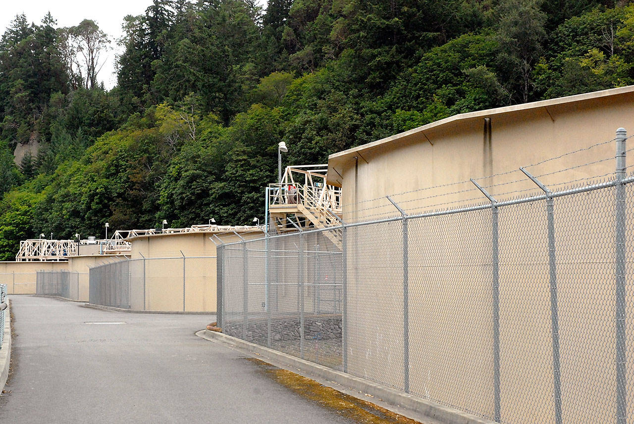 A water plant built for the city of Port Angeles by the National Park Service along the Elwha River is the subject of a lawsuit that contends the problems with the plant will lead to increased water costs and the removal of two upstream dams has impacted water quality. (Keith Thorpe/Peninsula Daily News)