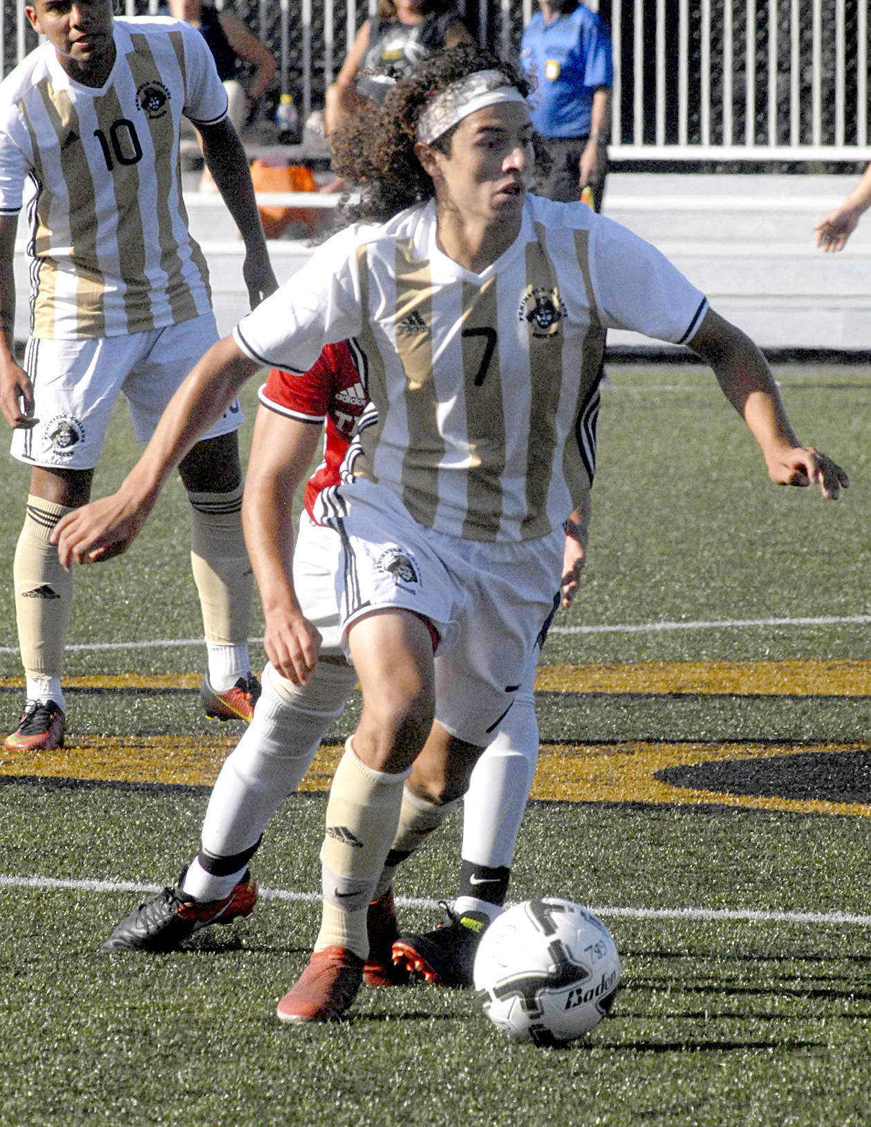 &lt;strong&gt;Keith Thorpe&lt;/strong&gt;/Peninsula Daily News                                Peninsula’s Jose Serna was picked as an NWAC All-Star last season. He returns at central defensive midfielder for the Pirates this season.