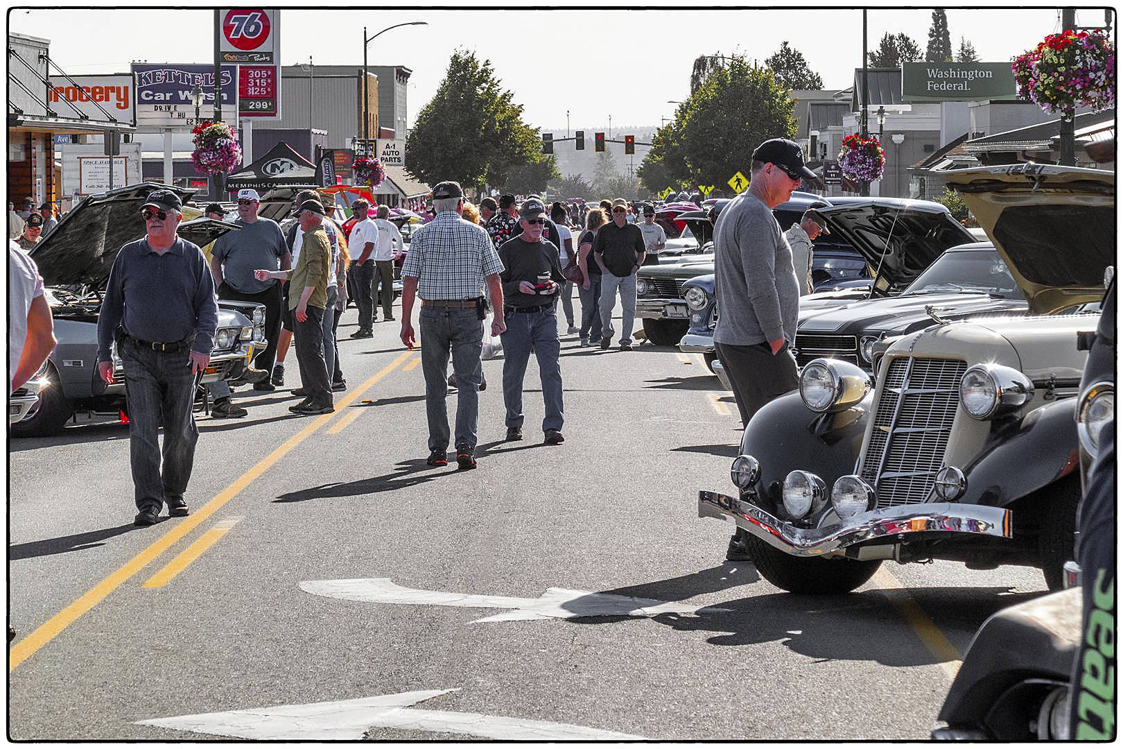 Organizers for the second Sequim Prairie Nights on Saturday anticipate around 200 classic cars and thousands of visitors walking downtown Sequim. (Bob Lampert)
