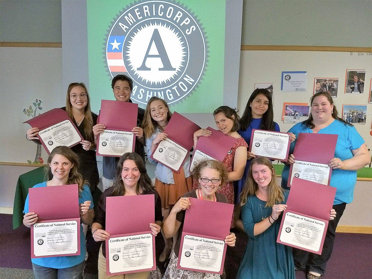 AmeriCorps members honored for work in Port Angeles
