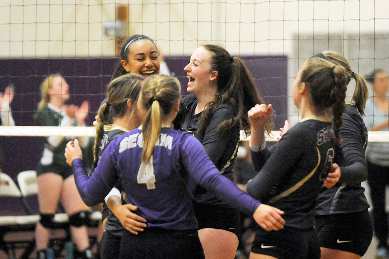 PREP SPORTS ROUNDUP: Sequim volleyball spikes Port Angeles; Quilcene sweeps Port Townsend
