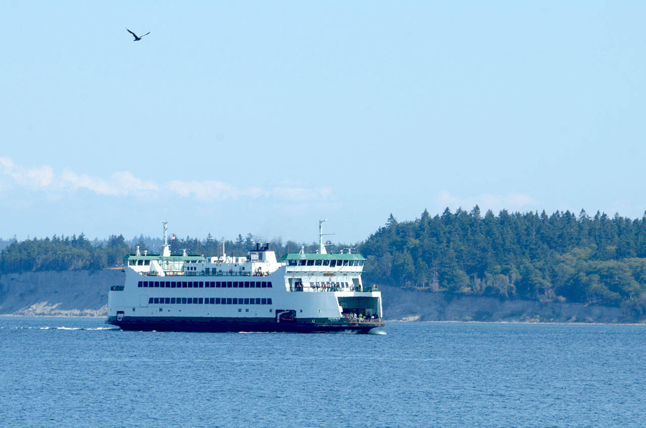 The Coupeville-Port Townsend ferry route is out of service until the MV Kennewick can be repaired. (File photo/Peninsula Daily News)