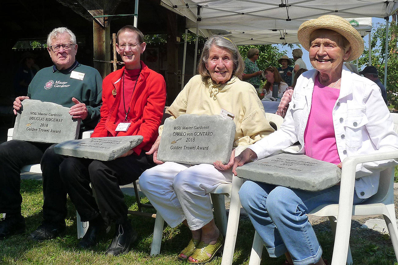 Four Clallam County Master Gardeners earn Golden Trowel awards