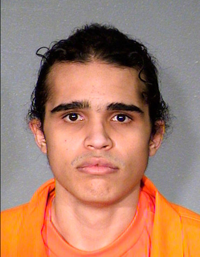 This 2018 booking photo provided by the Arizona Department of Corrections shows Kitage Lynch. Whether Lynch, imprisoned for attacking police officers in metro Phoenix, will eventually stand trial in three killings in rural western Arizona is uncertain after a judge dismissed the triple-homicide case while chastising prosecutors for being unprepared. Judge Matthew Newman’s recent order said he dismissed the triple-homicide case in La Paz County against Lynch because prosecutors failed to have DNA evidence tested and prepare for trial while Lynch awaits trial in Maricopa County. (Arizona Department of Corrections via AP)