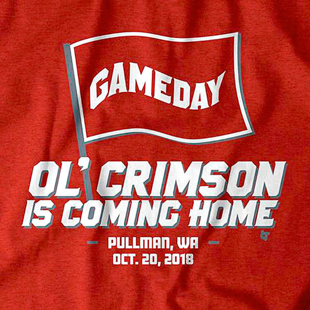 A T-shirt design produced for ESPN’s College GameDay visit to Washington State University on Saturday.