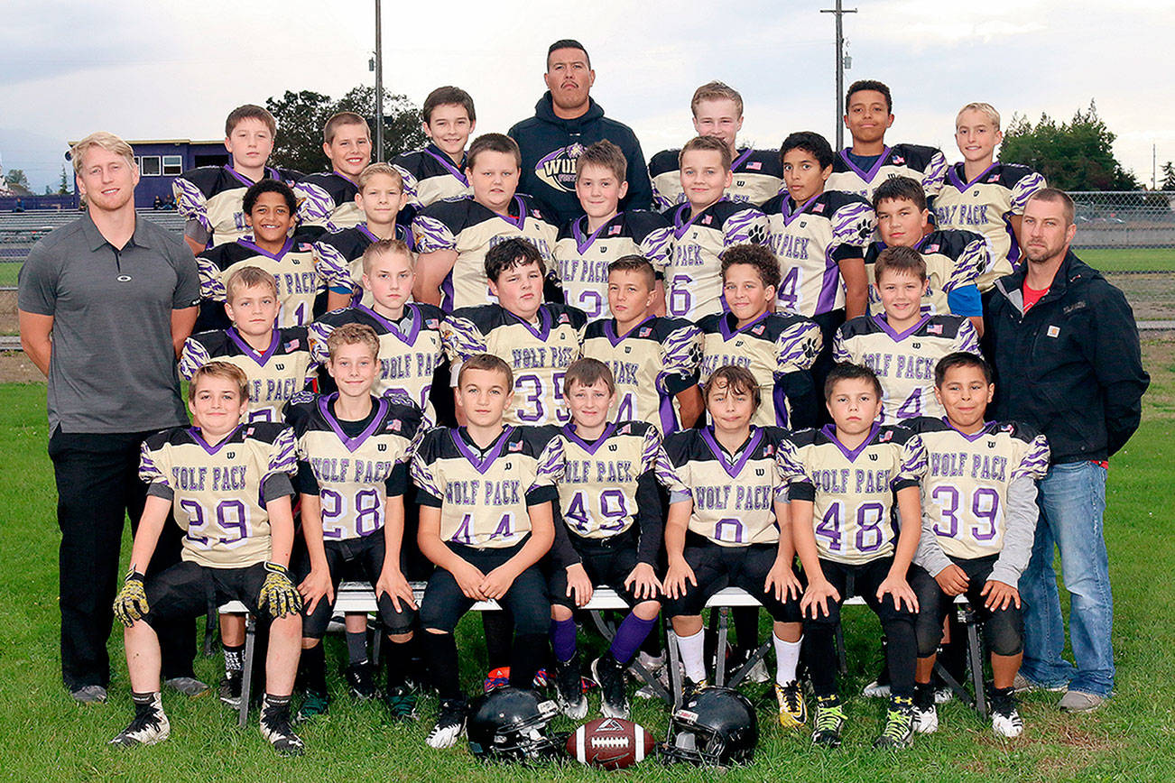 AREA SPORTS BRIEFS: Sequim Wolf Pack teams in youth football title games; Forks beats Stevens in middle school finale