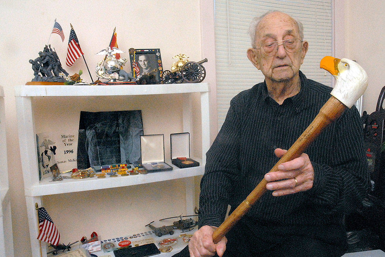 World War II veteran in Port Angeles continues to serve