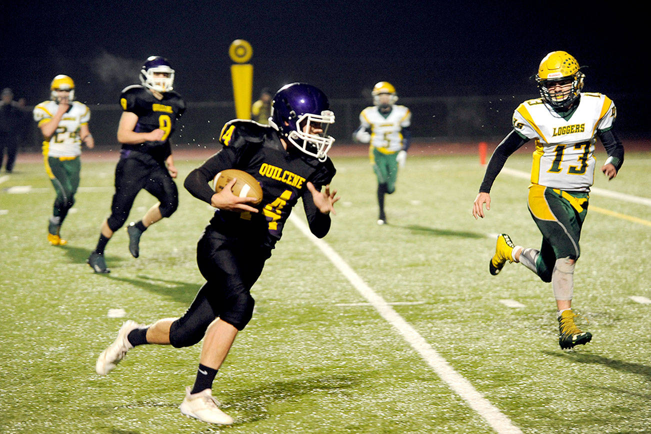 QUAD-DISTRICT FOOTBALL: Quilcene thumps Darrington, punches ticket to state