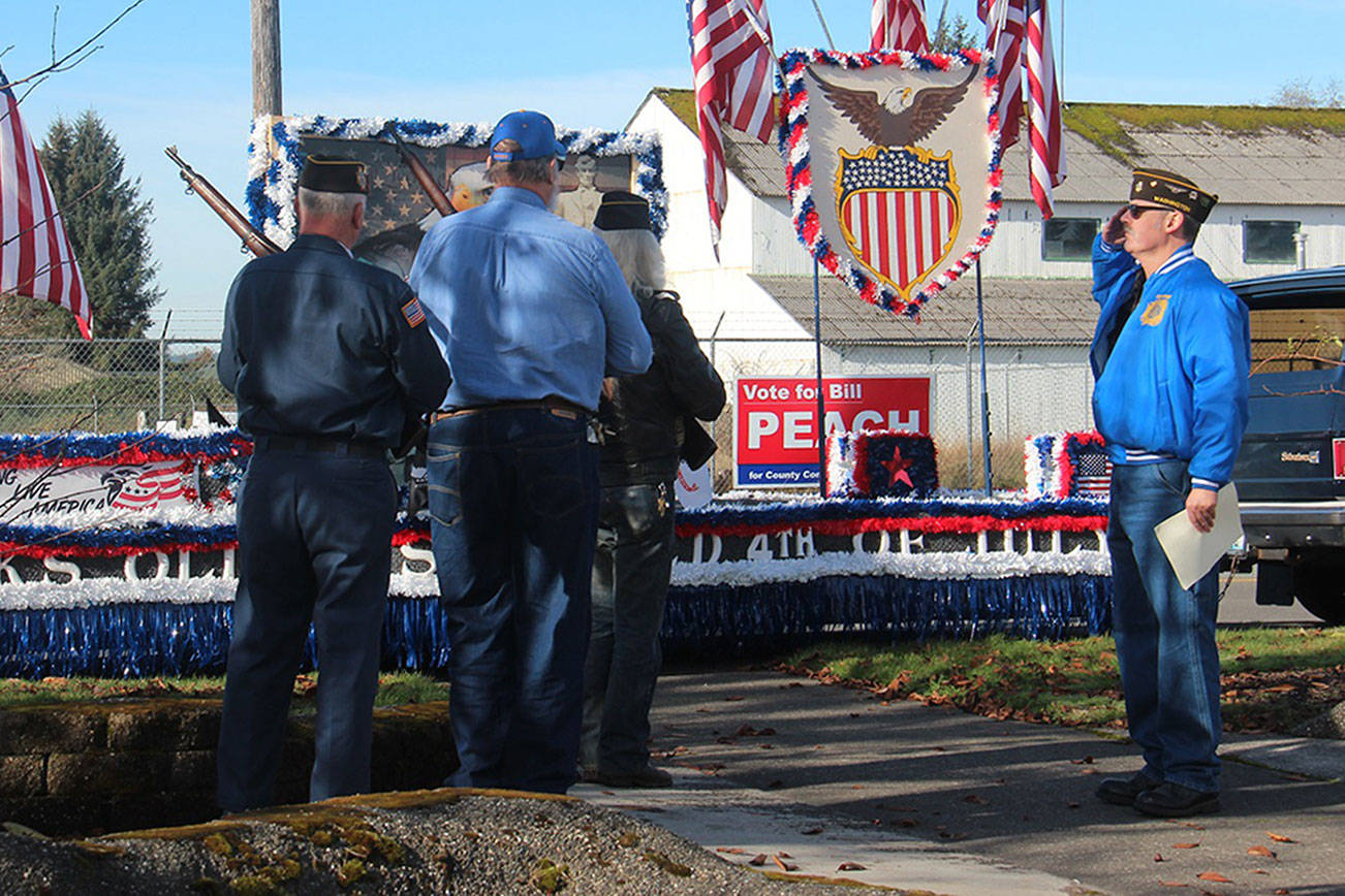 PHOTO: A salute to veterans in Forks