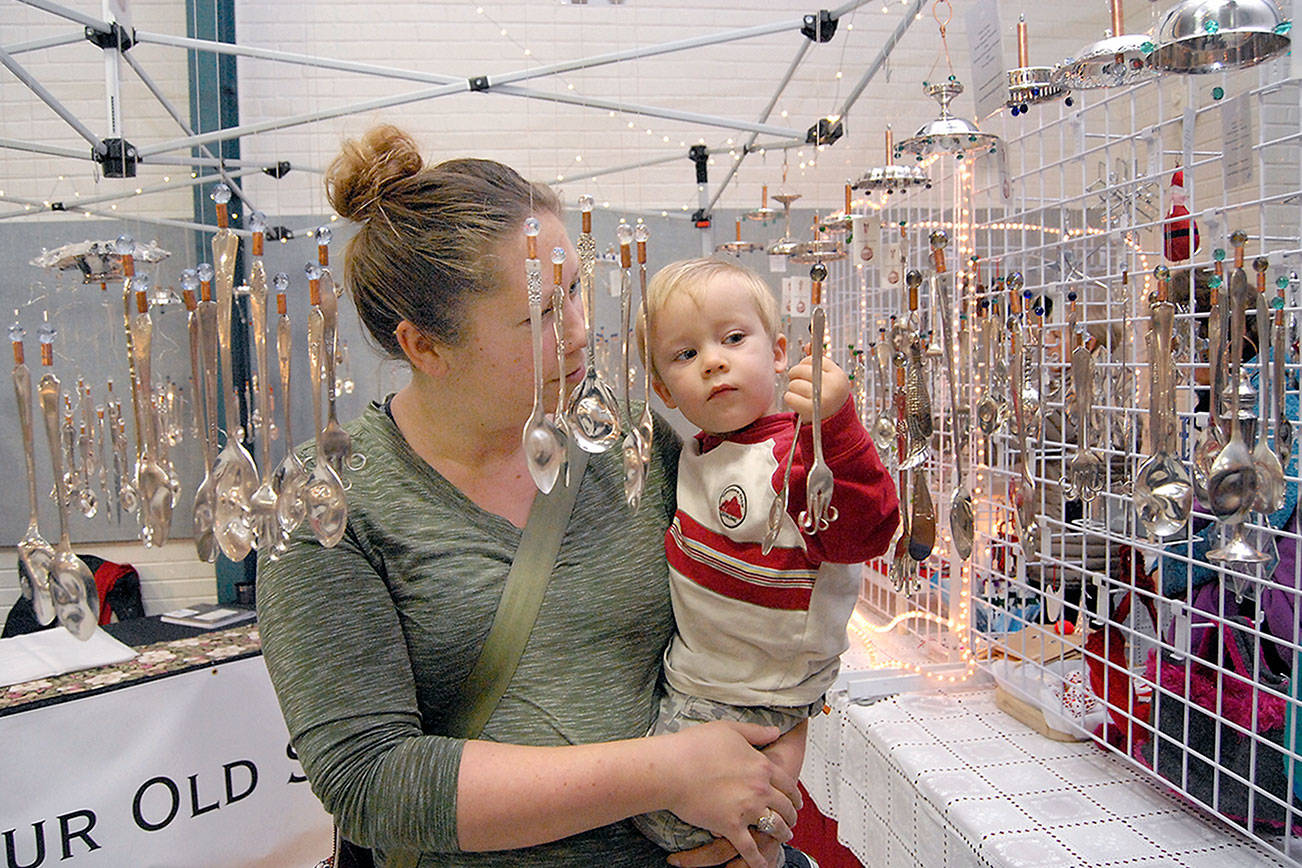 PHOTO: Old silverware made new again at Port Angeles craft fair