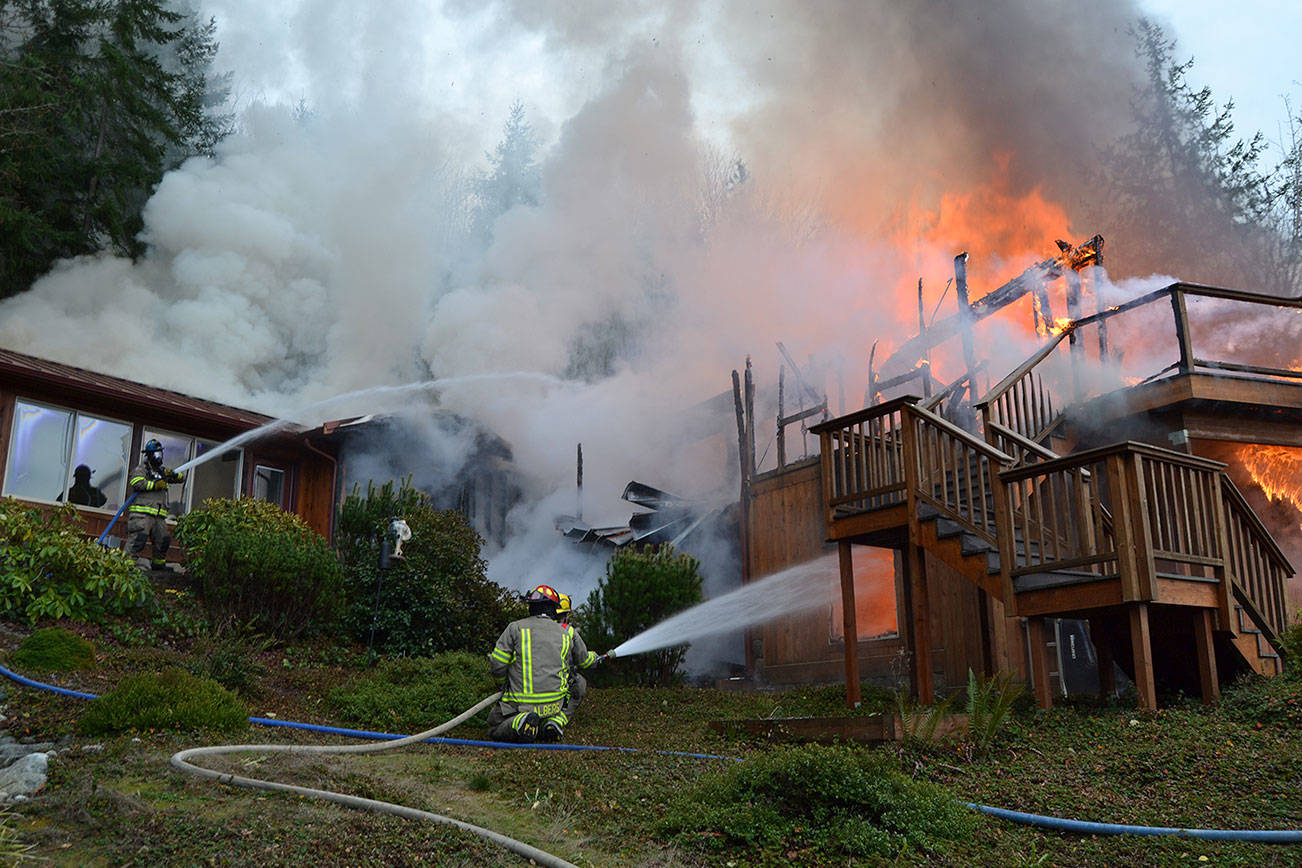 Blaze destroys Blyn home near Chicken Coop Road