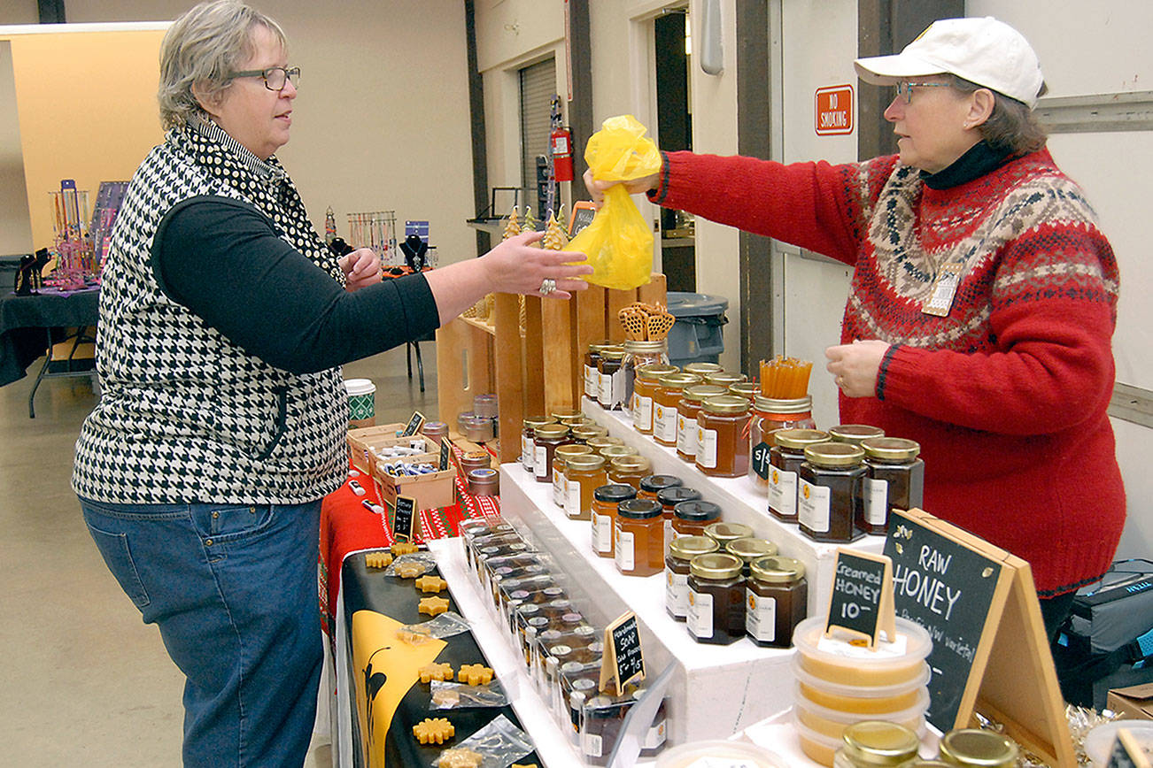 PHOTO: A spot of honey at vintage market in Port Angeles