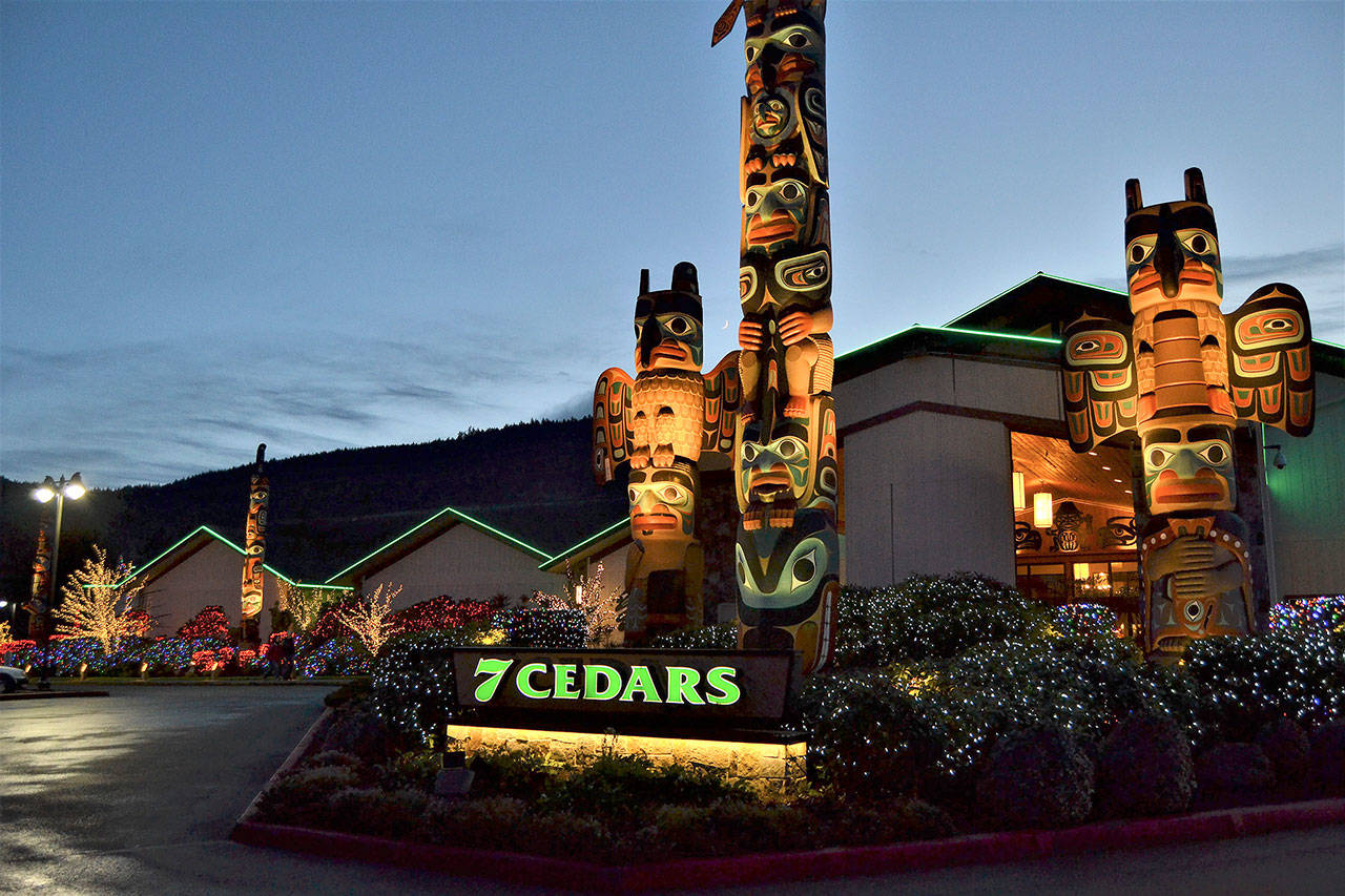 Leaders for the Jamestown S’Klallam Tribe anticipate breaking ground on a new sewer system connecting its facilities such as the 7 Cedars Casino to the city of Sequim’s Wastewater Facility. (Matthew Nash/Olympic Peninsula News Group)