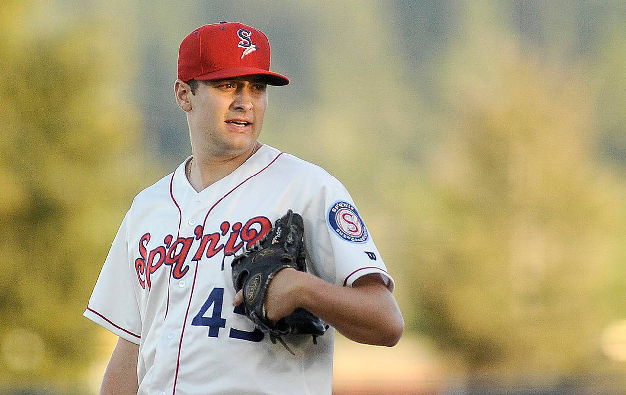 Port Angeles’ Cole Uvila advanced to the Northwest League Championship Series in his rookie season with the Spokane Indians, the Class-A Minor League Baseball affiliate of the Texas Rangers. (Spokane Indians)