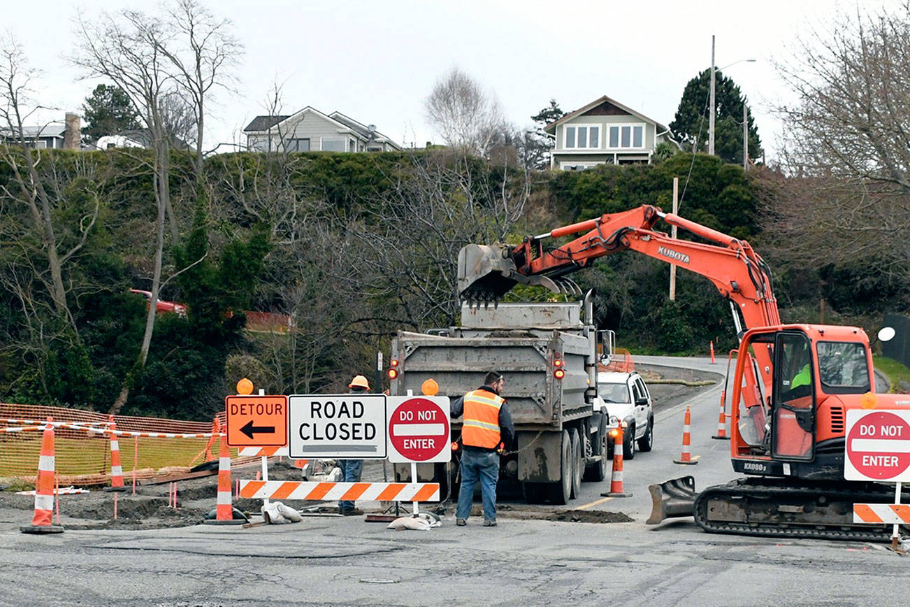 Port Townsend intersection project moving along despite weather