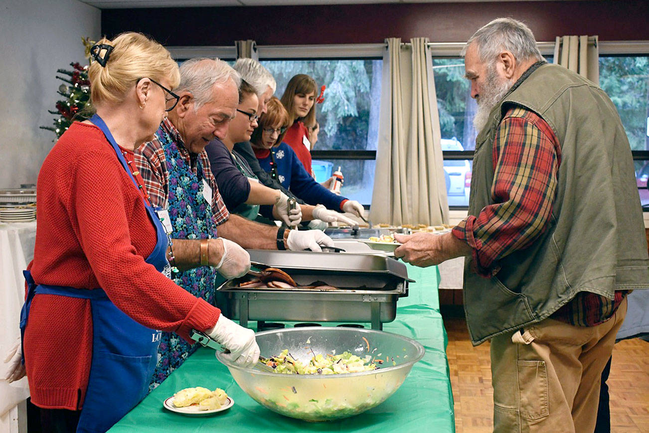 Home-cooked meal served for public Christmas feast in Chimacum