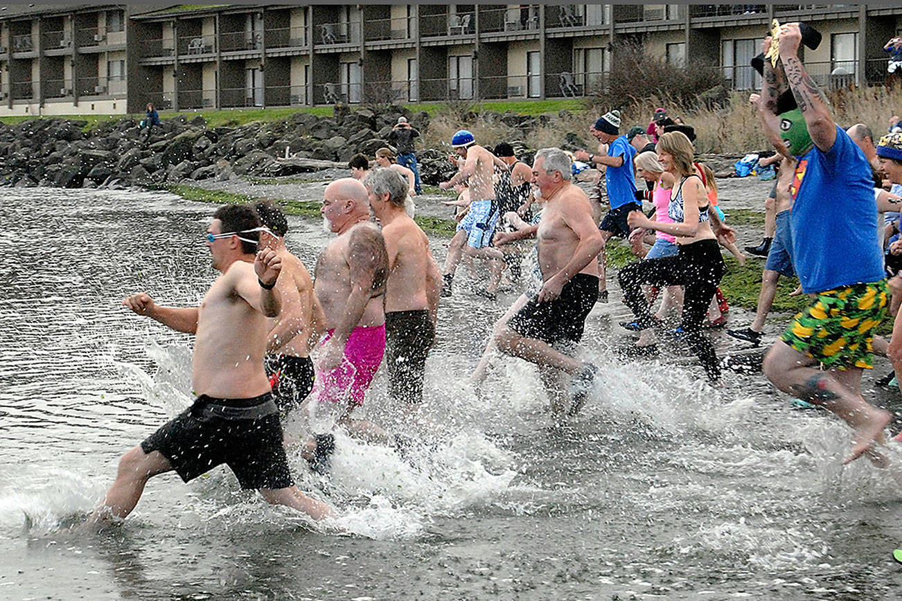 Port Angeles Polar Bear Dip a chilling experience for PDN reporter