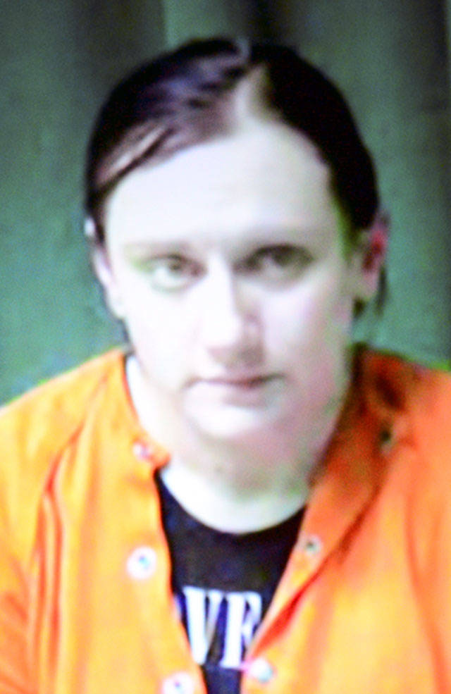 Kallie Ann Letellier, 34, appears via video in Clallam County Superior Court on Monday. She remained in the Clallam County jail for investigation of three counts of first-degree murder.
