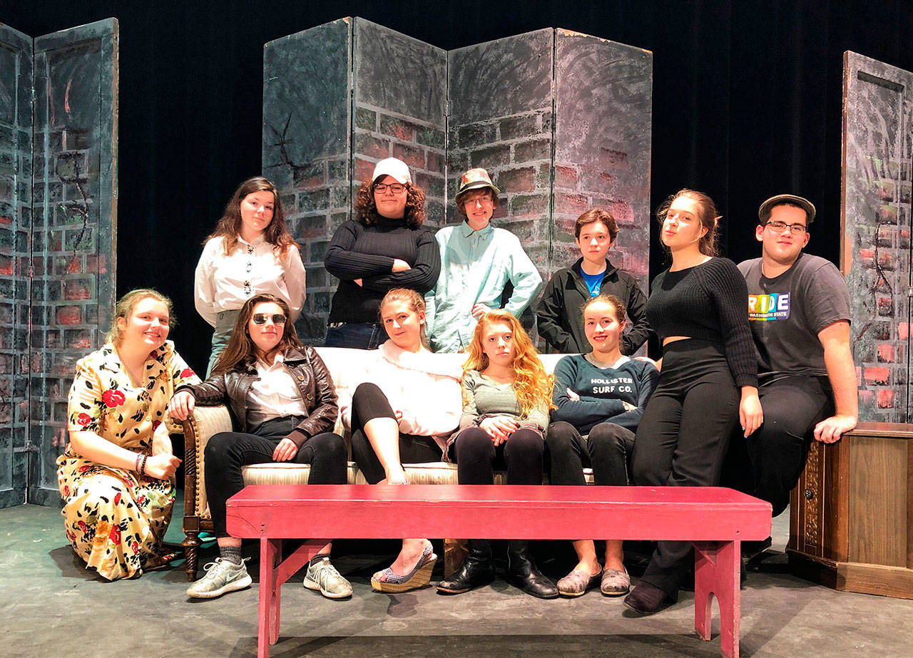 In the front row (from left) are Isabella Vollmer, Joelynne Jewell, Sophie Orth, Breanna Schafer, Katie Marchant, Samantha Weinert and Rylan MacDonald. In the back row (from left) are Olivia Wray, Maddie Montana, Stephen Kauffman and Talia Anderson. Not shown: Anli Guttormsen, Isabelle Cottam, Rhianna Stockdale and Ruby Harris.
