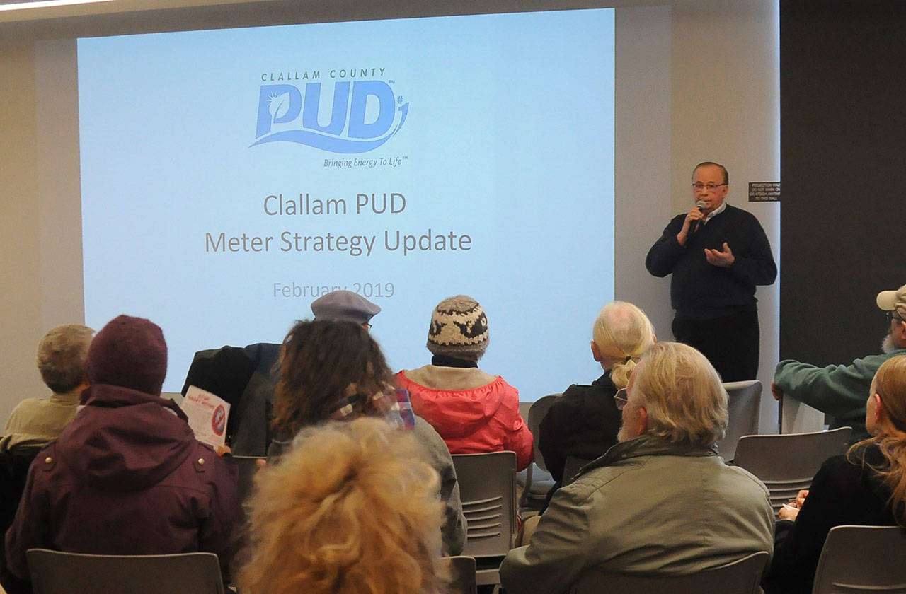 Clallam PUD smart meters project meeting draws a crowd, concern