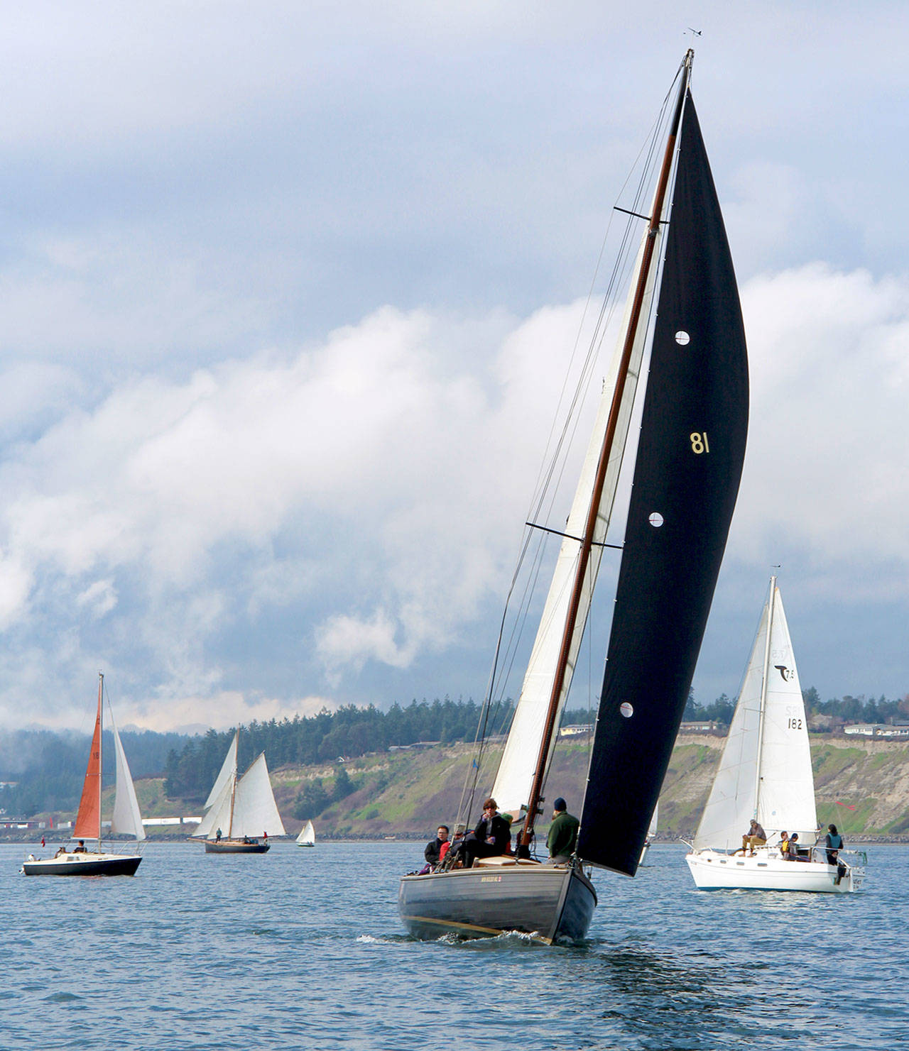 The 28th Shipwrights’ Regatta will launch the beginning of the 2019 sailing season Saturday, even if showers and wind are forecast. (Ace Spragg)