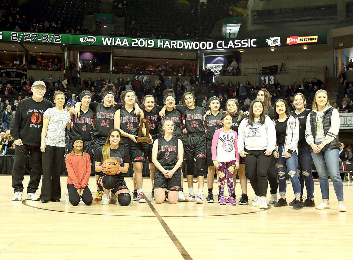 GIRLS 1B BASKETBALL Just getting started? Young Neah Bay team finishes