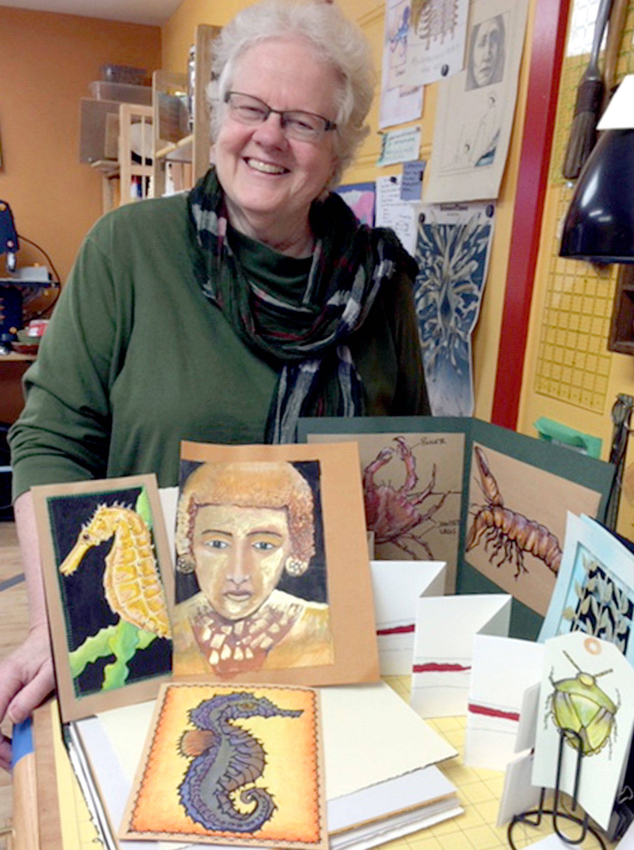 Carolyn Terry of Bainbridge Island will discuss the creation of her works at the Northwind Book Arts Group meeting Wednesday in Port Townsend.