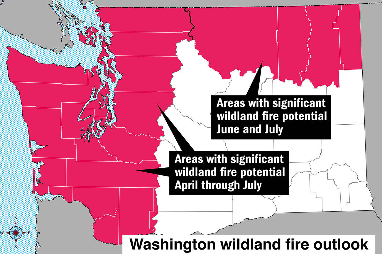 Outlook report stirs fire concerns despite rain on North Olympic Peninsula