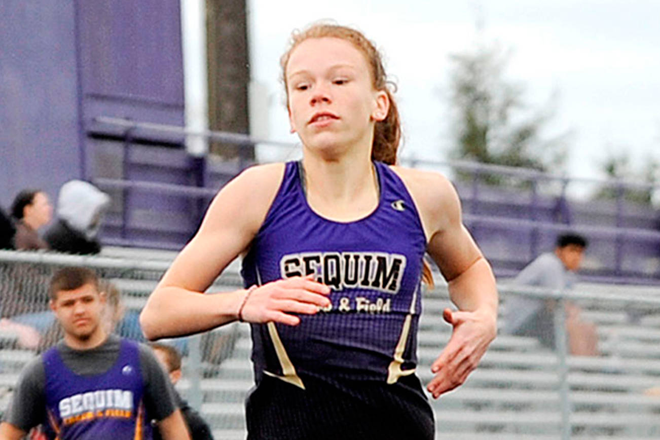 Pyeatt wins three events for Sequim track